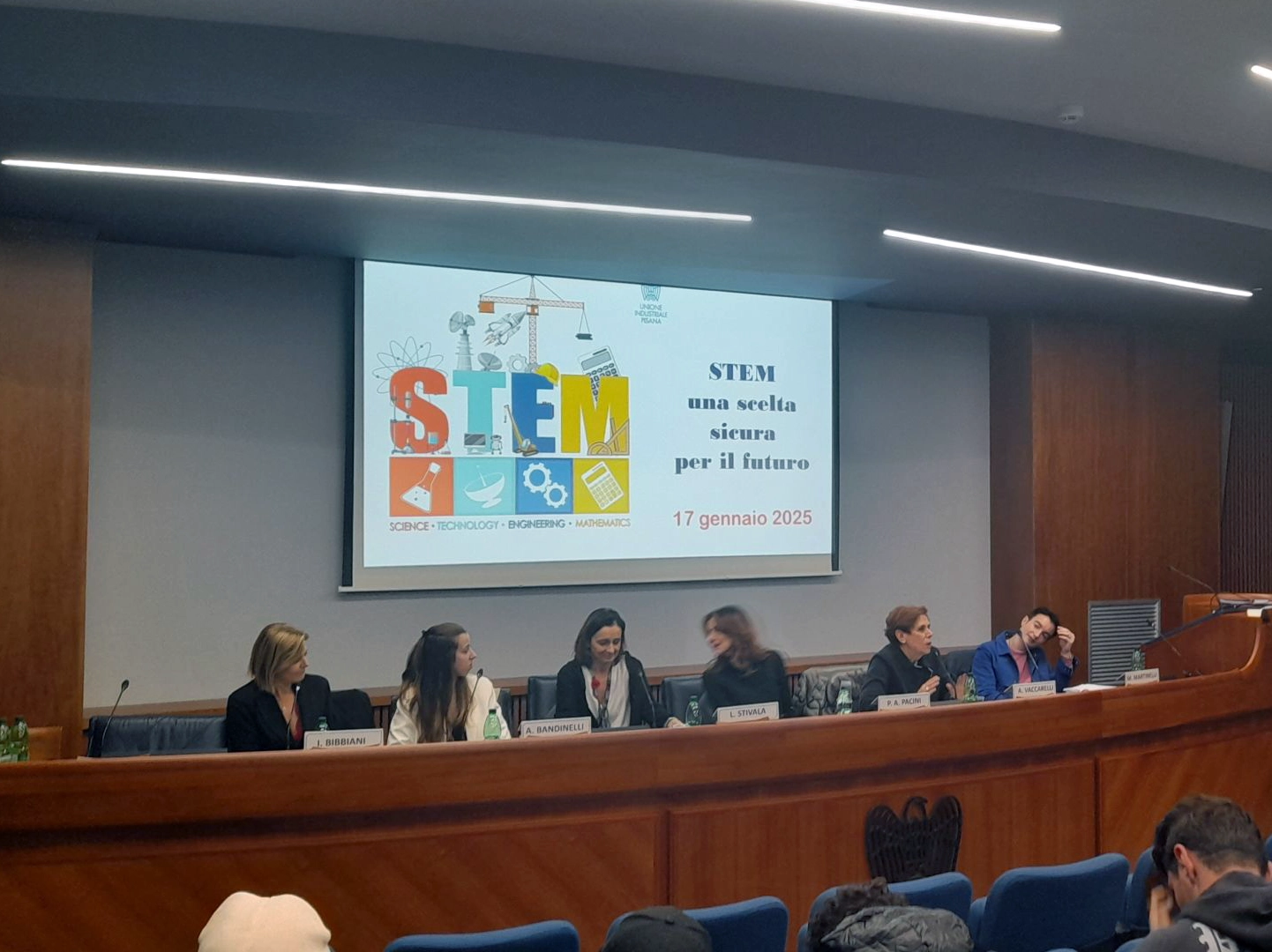 INg. Ilaria Bibbiani di MPT presente al convegno di Unione Industriali Pisana per giovani STEM